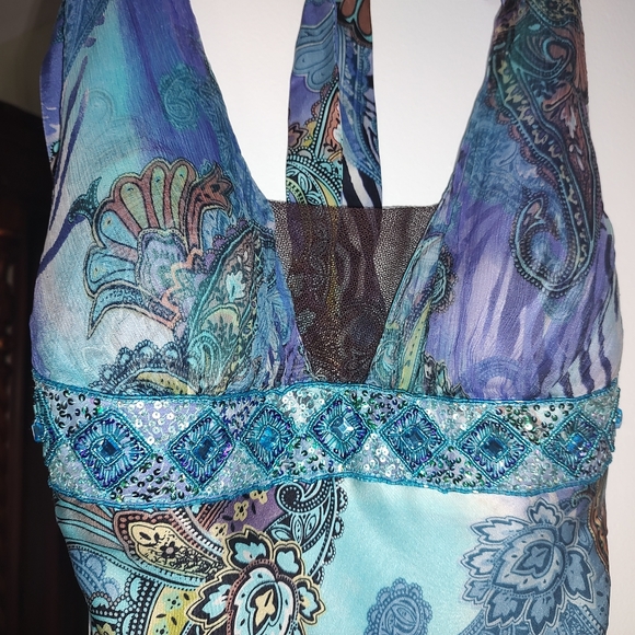 Maxi dress tri color - Picture 1 of 7